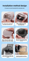 Portable All-in-One Cat Litter Scoop with Built-in Waste Bag System